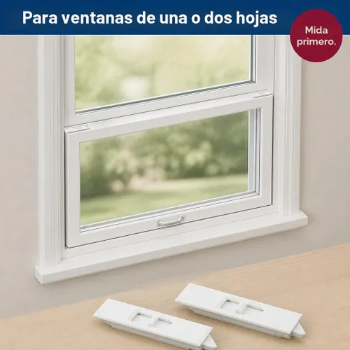 Vista 2 de Par de cerrojo corredizo a presión Prime-Line F 2734 construcción de plástico blanco, con resorte