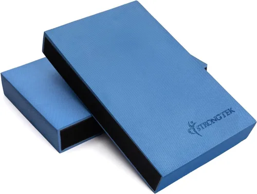 Vista 9 de StrongTek 2-in-1 Foam Balance Pad and Kneeling Pad, Non-Slip Supportive Cushioning, Core Stability Training, Yoga and Pilates, Physical Therapy