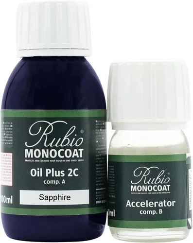 Vista 109 de Rubio Monocoat Tinte y acabado para madera de 650 pies cuadrados - Niebla 5% Oil Plus 2C Aceite de linaza ecológico de secado rápido
