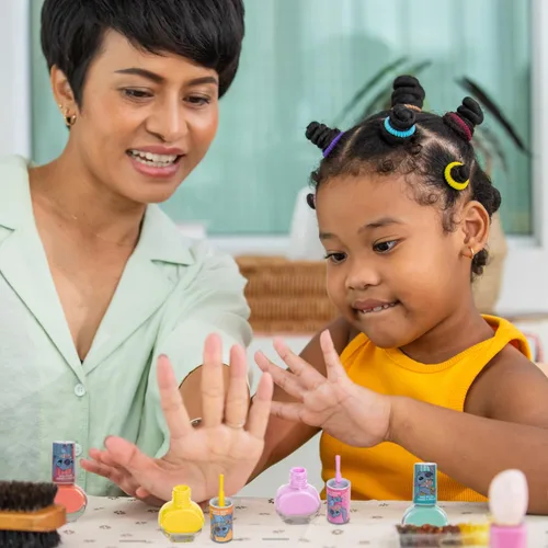 Vista 5 de Disney Stitch - Esmalte de uñas no tóxico, a base de agua, seguro, de secado rápido, juego de regalo para niños y adolescentes, colores brillantes