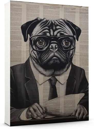 Vista 199 de Thuan Affenpinscher - Póster de lienzo con tus fotos, arte de pared para decoración del hogar, regalo conmemorativo para amantes de las mascotas