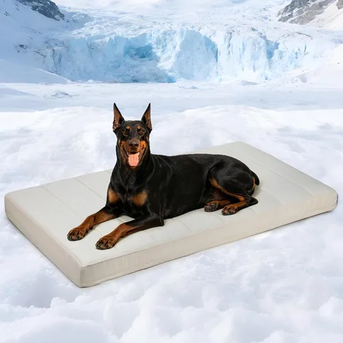 Vista 18 de Tapete refrescante para perros pequeños, almohadilla ortopédica de espuma viscoelástica de 24 x 18 pulgadas para verano, QMAX>0.5, almohadilla