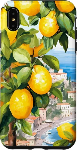 Vista 11 de iPhone 16 Costa de Amalfi con limones de Amalfi del Mar Mediterráneo