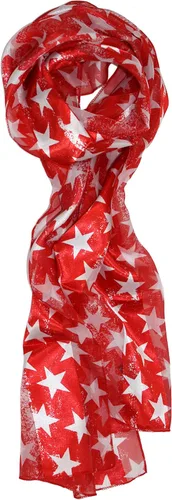 Vista 2 de Ted & Jack - Bufanda de seda con estampado americano de estrellas y rayas