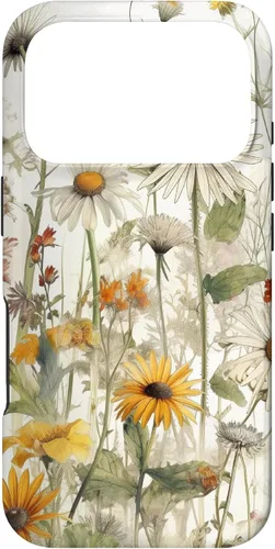 Vista 30 de Wildflowers Botanical Daisy Flowers Dandelion Dragonfly Case for iPhone 17
