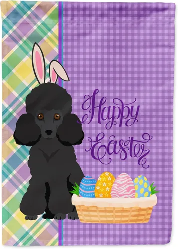 Vista 117 de Caroline's Treasures WDK4925GF Bandera de Pascua Airedale Terrier negra y tostada, tamaño jardín, bandera decorativa para patio exterior, patio