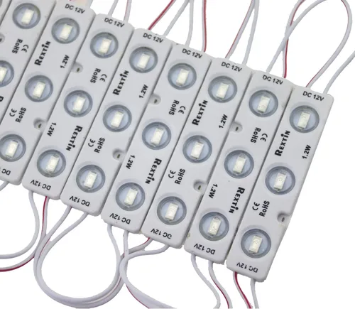 Vista 9 de 200pcs 3 LED Sign Storefront Lights Módulo Blanco Super Brillante 5630 5730 SMD Impermeable para Letrero de Carta Señales Publicitarias con Cinta