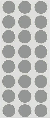 Vista 13 de ChromaLabel Etiquetas adhesivas circulares de 1/2 pulgada, etiquetas redondas de alta visibilidad, puntos adhesivos extraíbles, 1200 calcomanías
