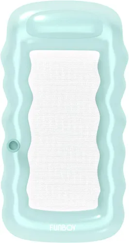Vista 3 de FUNBOY Clear Inflatable Mesh Pool Lounger Mesh Water Hammock with Built-in Pillow 70" Pool Hammock Float for Adults Swimming Pool Accessories &