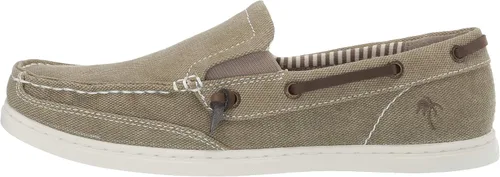 Vista 8 de Margaritaville Dock Slip On - Zapatos náuticos para hombre, Negro