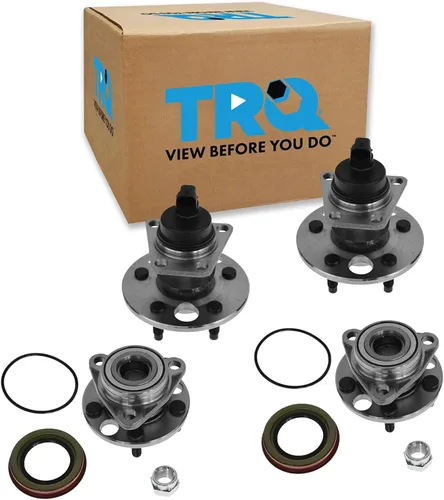 Vista 100 de TRQ Juego de cojinete de rueda delantera y conjunto de cubo