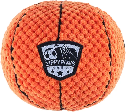 Vista 11 de ZippyPaws SportsBallz - Juguetes chirriantes para perros para mantenerlos ocupados, divertido peluche para perros pequeños, medianos y grandes
