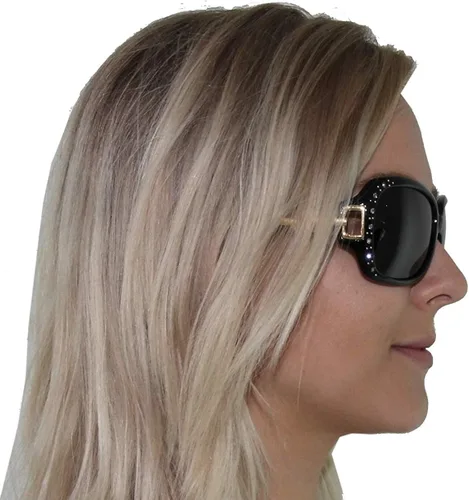 Vista 6 de PZ - Gafas de sol polarizadas para mujer con diamantes de imitación