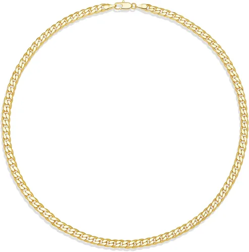 Vista 3 de Tienda Essentials 14K Gold Plated Curb Chain