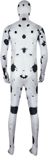 Vista 3 de Disfraz de Super Villano Spot para adultos a través del versículo Cosplay Zentai Onesies Body ajustado para niños Halloween