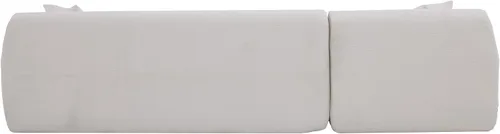Vista 5 de Sofá combinado de 2 piezas, moderno sofá modular grande en forma de L, juego de sofá diván de tela de felpilla para sala de estar, dormitorio