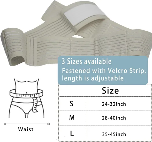 Vista 5 de Cinturón de diálisis PD Cinturón de diálisis peritoneal, soporte para catéter de diálisis peritoneal, protector cómodo con bolsa de ranuras