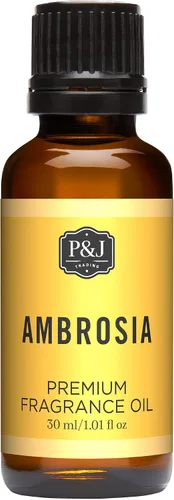 Vista 22 de P&J Trading Aceite de fragancia para difusores para el hogar – Ambrosia 0.3 fl oz Fragancia aromas para hacer velas – Suministros para hacer jabón