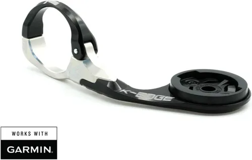 Vista 2 de K-Edge El Soporte para computadora de bicicleta de carreras para dispositivos GPS Garmin Negro accesorios de ciclismo-electrónica
