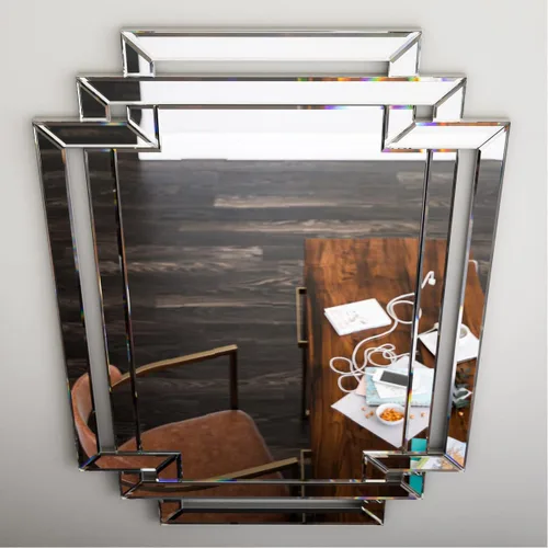 Vista 7 de Kenroy Home 60422 Linas - Espejo decorativo de pared, 31.5 x 44 x 1 pulgada