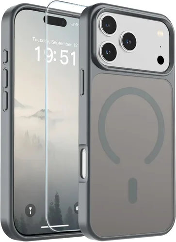 Vista 92 de SUPFINE Funda magnética para iPhone SE 2022 (3ª)/2020 (2ª), iPhone 8 (compatible con MagSafe) (protección contra caídas de grado militar), funda