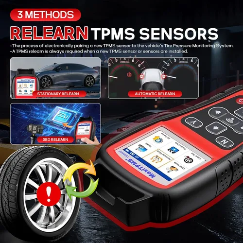Vista 4 de Autel MaxiTPMS TS508WF Herramienta de programación TPMS, con $120 4 sensores Autel TPMS, WiFi 2026 Ver. de TS408S TS501 TS508 TS601