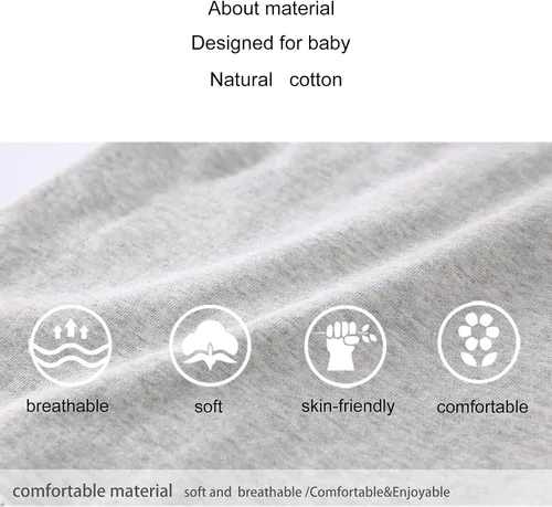 Vista 6 de pureborn Chaleco suave sin mangas para bebés y niños pequeños, chaleco ligero de 0 a 6 años