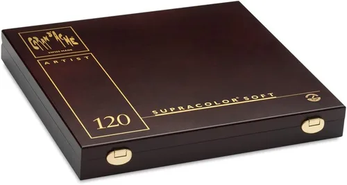 Vista 2 de Caran D'ache Supracolor, Caja de Madera 120 Lápices (3888.920)