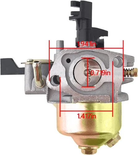 Vista 3 de Repuesto de carburador 16100-ZE6-W01 para Honda HR194 HR195 HR214 HRA214 HR215 HR216 HRA216 HRC216 5.5hp cortacésped GXV120 GXV140 GXV160 Motor Motor