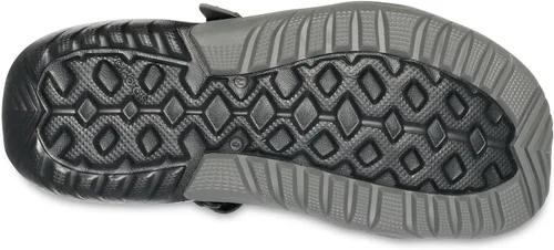 Vista 4 de Crocs Sandalias Swiftwater con parte superior de malla para hombre Negro