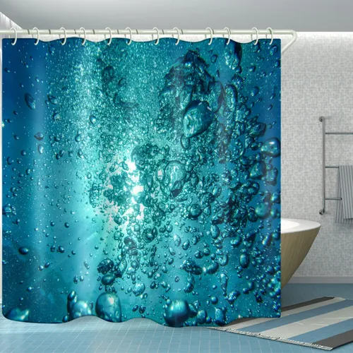 Vista 11 de LYFANS Cortinas de Ducha 3D de Flores Coloridas y Vívidas para Baño, Cortina de Ducha Estándar de Bañera de Lujo, Cortinas de Ducha de Tela