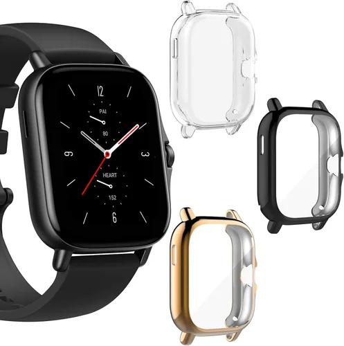 Vista 9 de Youkei - Funda compatible con Amazfit GTS 3, funda protectora completa de TPU para reloj inteligente Amazfit GTS 2/GTS 3