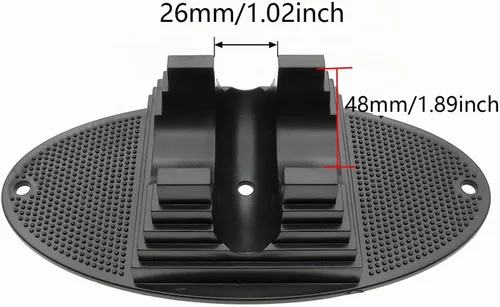 Vista 2 de Soporte universal para scooter profesional que se adapta a la mayoría de los scooters principales para ruedas de scooter de 3.740 in a 4.724 in Negro