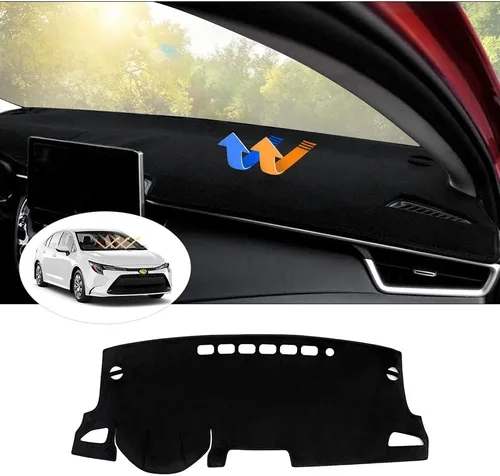 Vista 60 de Autorder Alfombrilla de cubierta de tablero para Toyota 4Runner 2003 2004 2005 2006 2007 2008 2009 Accesorios Cubierta de tablero de terciopelo