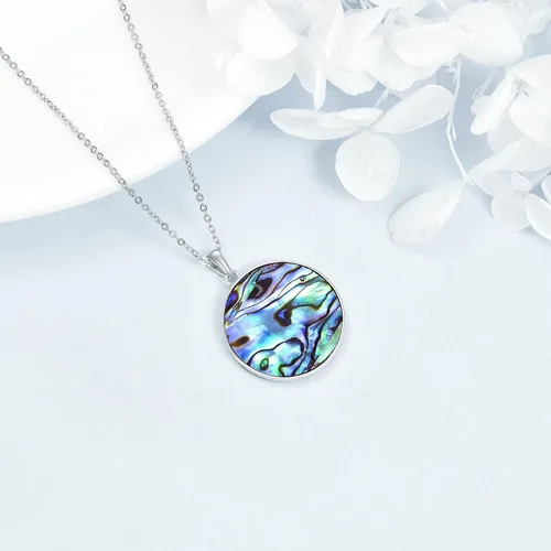 Vista 5 de CRMAD Regalos para el día del padre, collar de plata esterlina con árbol de la vida para mujeres, mamá, abuela, madre de hija e hijo, Metal,