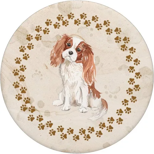 Vista 3 de Bonito regalo para amante de los perros, diseño de Cavalier King Charles Spaniel – PopSockets Grip y soporte para teléfonos y tabletas