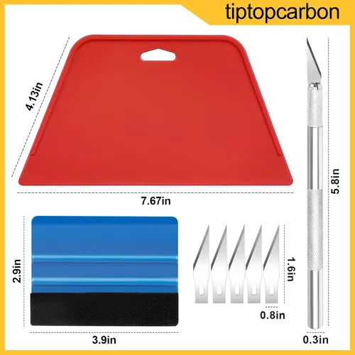 Vista 4 de tiptopcarbon Kit de Papel Tapiz Herramienta Alisadora de Papel Tapiz Herramientas de Papel Tapiz para Despegar y Pegar en Papel de Contacto Colgante