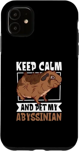 Vista 8 de iPhone 16 Pet my Abyssinian Guinea Pig Case