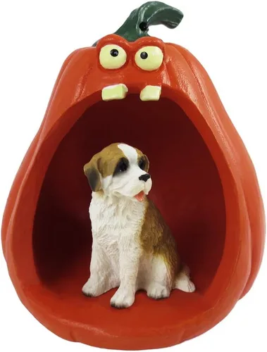 Vista 103 de Conversation Concepts Figura de Corgi galés de Halloween y calabaza Welsh Corgi Pembroke