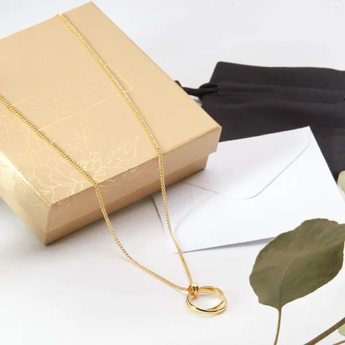 Vista 6 de Dear Ava Collar de regalo para mujeres y niñas, colgante de joyería moderna ajustable, idea de regalo de amor para ella con tarjeta sincera, regalos