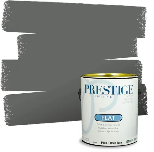 Vista 46 de Prestige Paints - 2 en 1, pintura base y pintura de exterior, P400-D-SW7053
