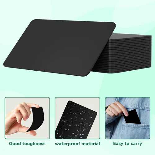 Vista 6 de 10 tarjetas NFC NTAG215 negras NFC NFC215 - Tarjeta NFC programable, reescribible, memoria de 504 bytes, compatible con teléfonos y dispositivos