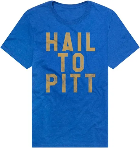 Vista 18 de Campus Lab Official NCAA Distressed Spirit Phrase Collegiate Classic Ring-Spun T-Shirt Unisex for Men & Women Collection