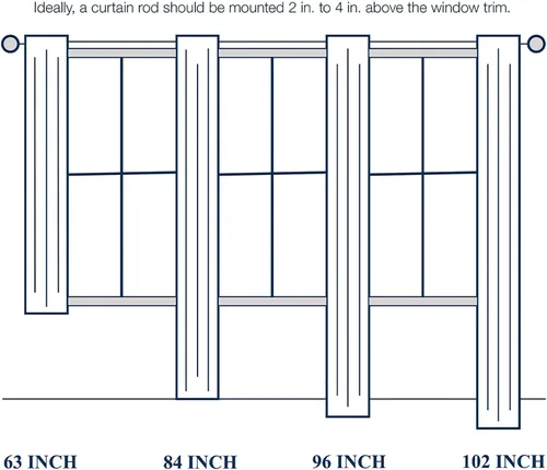Vista 8 de LOYOLADY Cortinas opacas de lino natural de 96 pulgadas de largo, juego de 2 paneles de cortinas con aislamiento térmico para sala de estar