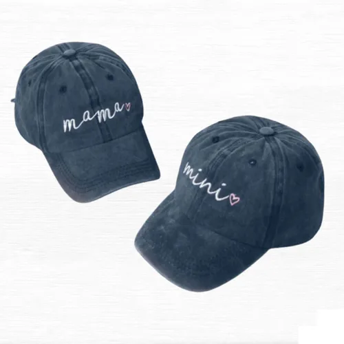 Vista 3 de Mama and Mini Hats For Women, Cute Mother Daughter Hats, Mom And Daughter Matching Hats, Mommy and Me Hats, Set of 2 Matching Toddler And Mommy Hats
