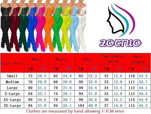 Vista 6 de Zoctuo - Overol sexy para mujer, sin mangas, con cuello halter, para fiesta, club, conjunto de 2 piezas, tiro alto, pantalones huecos