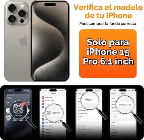 Vista 2 de CellEver Funda magnética fuerte para iPhone 15 Pro [protección de cámara] [prueba de caídas de grado militar] [compatible con MagSafe] Funda delgada