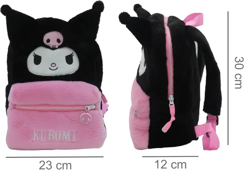 Vista 6 de Hello Kitty Kuromi - Mochila de peluche (11.8 in), talla única