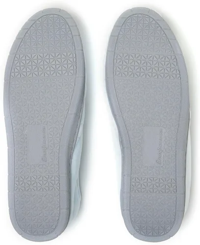 Vista 4 de Dearfoams Women's Katie Velour Secure-fit Closed Back Memory Foam Comfort Slip on Loafer with Rubber Sole Slipper