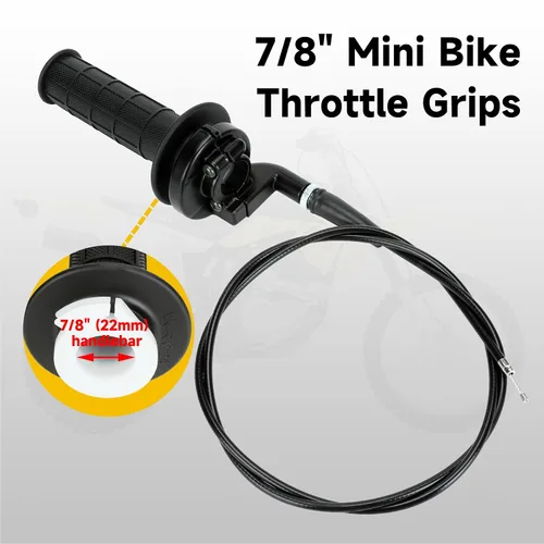 Vista 5 de HIAORS Kit de mango de cable de acelerador giratorio de 7/8" 22mm para Predator 196cc 212cc 6.5hp Coleman CT200U CT200U-EX BT200X Baja Warrior MB200